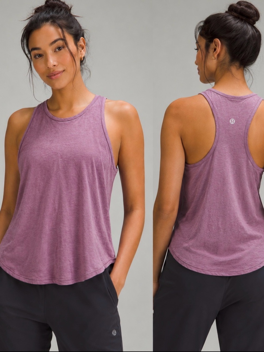 🔥lululemon muscle rose pale tank top size s/m no size tag